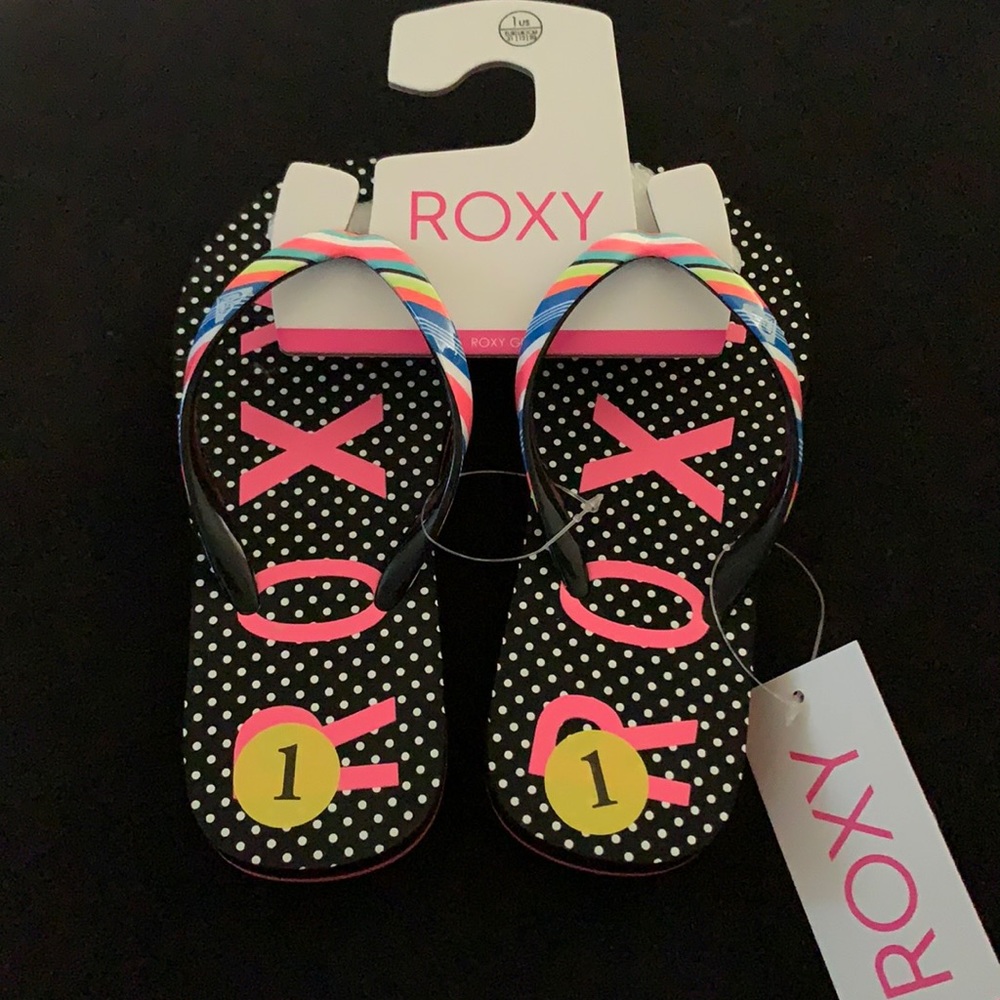 ROXY GIRL Flip Flops Size 1